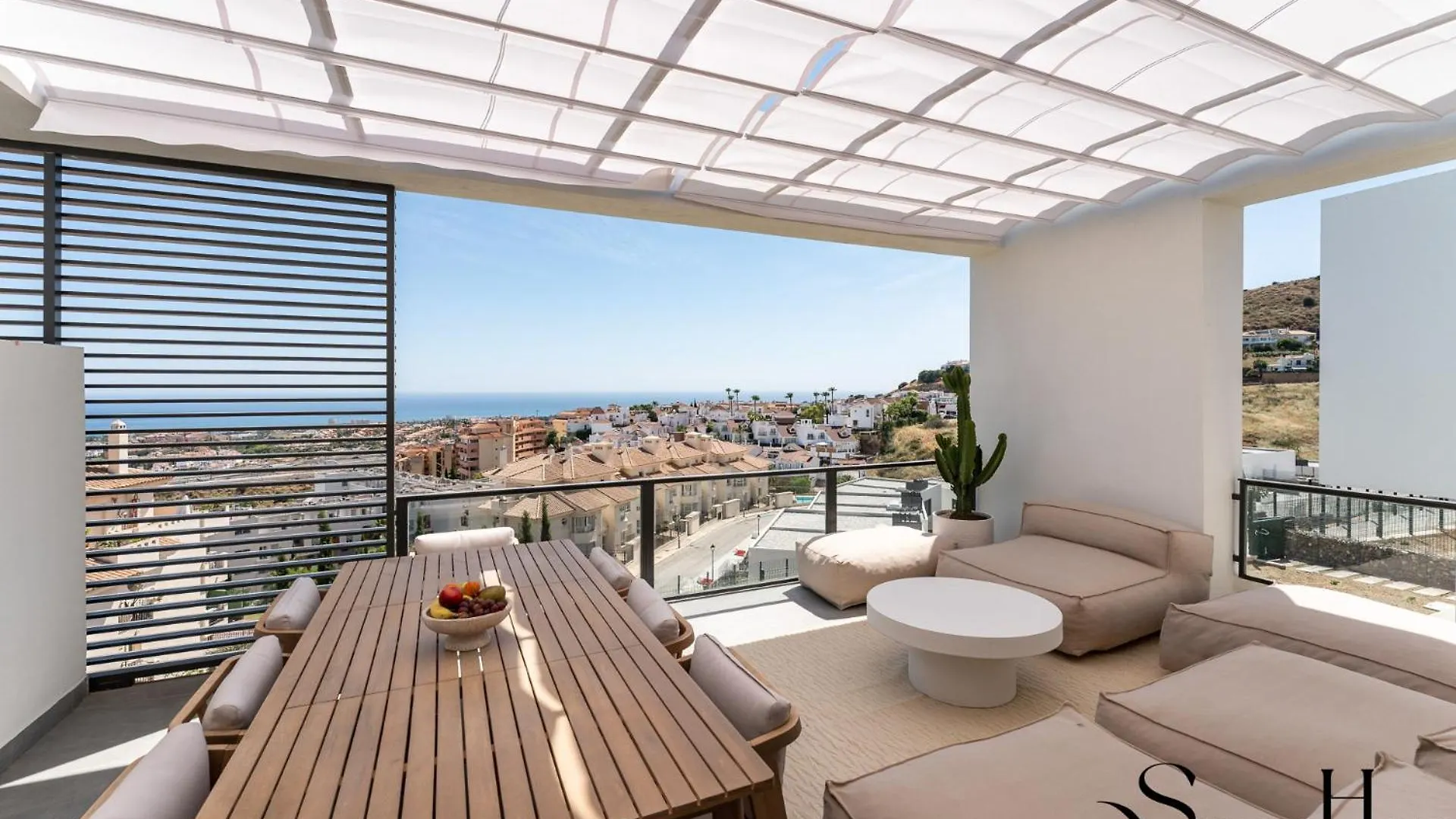 Nyaraló Luxury 3-Bed Mijas Villa, Sea View, Pool & Jacuzzi Spanyolország