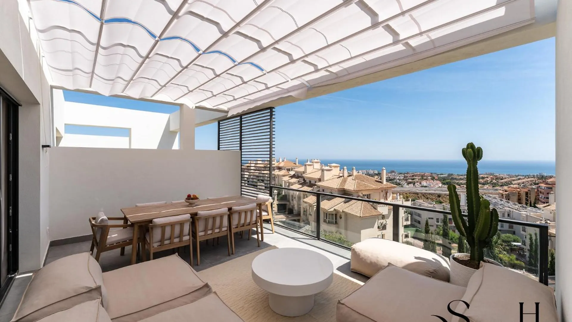 Nyaraló Luxury 3-Bed Mijas Villa, Sea View, Pool & Jacuzzi